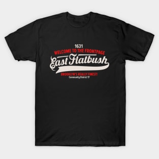 New York Brooklyn - East Flatbush Brooklyn Schriftzug - East Flatbush Logo T-Shirt